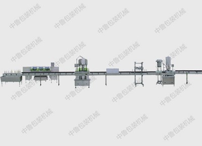 全自动白酒灌装生产线平面布置图